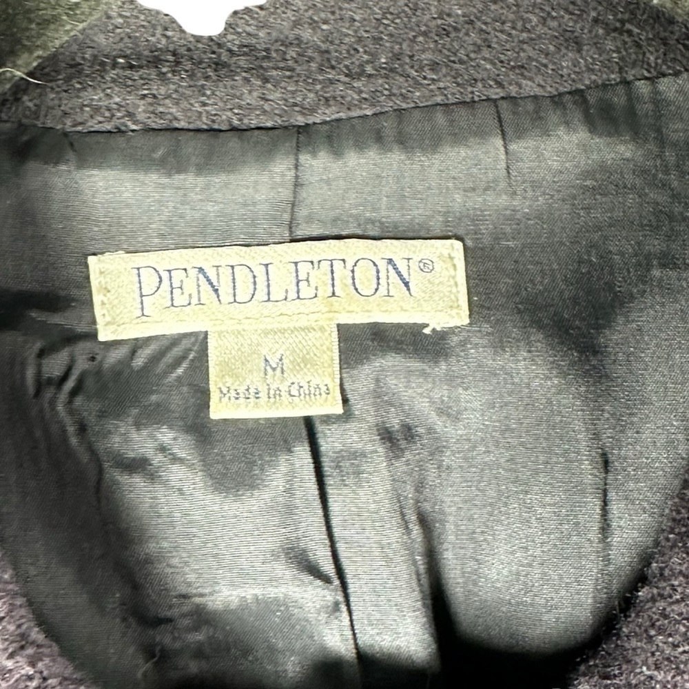 Pendleton Wool Coat Blue Size Medium - image 6